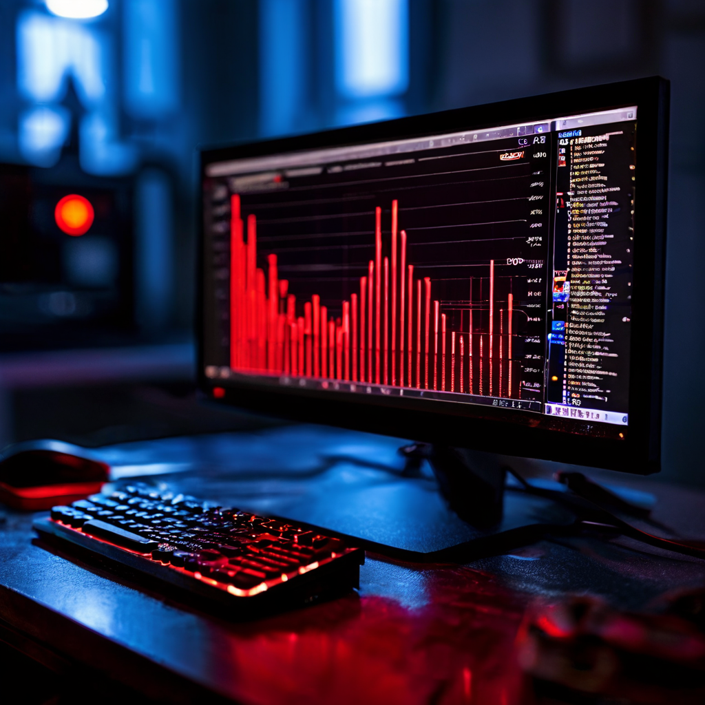 웹페이지에서 WebP 이미지가 로딩되지 않고 멈춰 있는 컴퓨터 모니터 화면 옆에서 CPU 사용률 그래프가 급등하며 칩이 과열되어 빨갛게 빛나고 있는 모습을 보여줍니다.